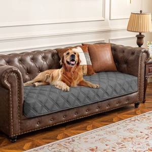 lot 1110 image: Ameritex Waterproof Dog Bed Cover Pet Blanket with Anti-Slip Back for Furniture Bed Couch Sofa