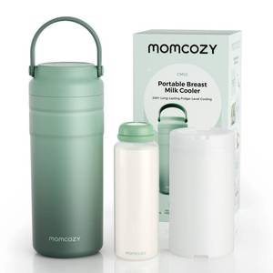 lot 1120 image: Momcozy Portable Breast Milk Cooler for Travel, 24H Ice-Free Cooling