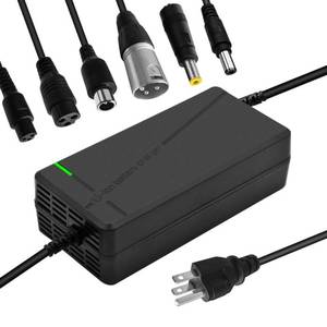 lot 2287 image: QKDIM 67.2V5A Charger with 6-in-1 Plug for 60V Lithium Battery Such as Car Truck Lawn Mower Boat Marine Batteries (67.2V5A-(6-in-1 Plug))