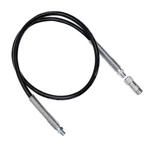 lot 2299 image: DCGG5703-42 Grease Gun Hose for Dewalt Double Spring Flex Hoses, 42 Grease Gun Flexible Hose Extension with Coupler 10000PSI 18 NPT Threads Grease Gun Fittings