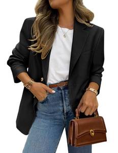 lot 2300 image: PRETTYGARDEN 2026 Blazers for Women Business Casual,Black,L