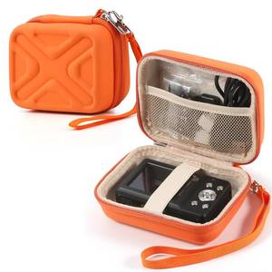 lot 2309 image: Camera Case for AbergBest 21 Mega Pixels 2.7 LCD Rechargeable HDKodak PixproCanon PowerShot ELPH 180190Sony DSCW800DSCW830 Cameras, Travel Carrying Protective Case for Digital Camera - Orange