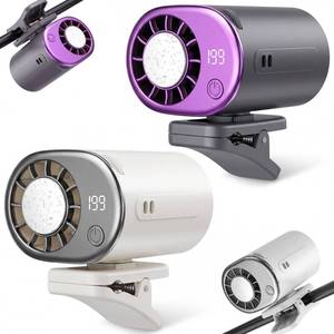 lot 2318 image: ZeahVeyora Car Clip on Air Conditioner Fans,2 Pcs,White,Black