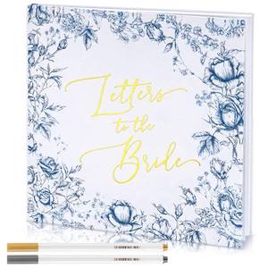 lot 2335 image: Fullhawl 8.7 Letters to The Bride Book Bridal Shower Memory Scrapbook