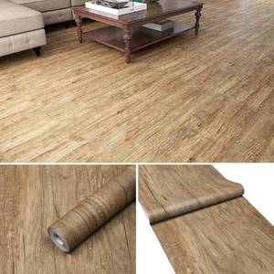 lot 2357 image: JUGATAMAIBU Grey Wood Grain Peel and Stick Waterproof Floor Stickers