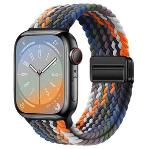 lot 2373 image: Nylon Sport Loop Watch Bands Compatible with Apple Watch Band Ultra 3 2 49mm 46mm 45mm 44mm 42mm 41mm 40mm 38mm,Soft Braided Woven Magnetic Clasp Strap for iWatch Series 1110987654SE,Women Men