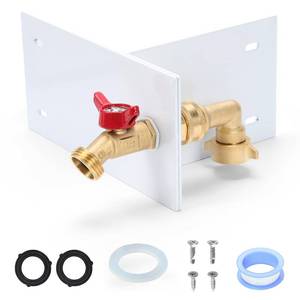lot 2380 image: Tocsho Water Spigot Kit,Garden Hose faucets��Hose bib Extender,Indoor-to-Outdoor Water Access, Durable Brass Connector & Screen Door Adapter