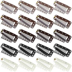 lot 2383 image: XLIUAX 20 Pcs Chunni Clips, Veil Clip Wig Clips Hair Setting Clip 10-Teeth