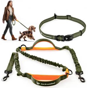 lot 2386 image: Exquisite Hands-Free Leash for Medium Dogs Ultimate Comfort & Freedom for Running, Walking, Hiking. Premium Quality, Durable & Versatile Waist Dog Leash Belt. Your Dog Will Love It