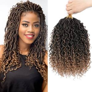 lot 2387 image: 8 Packs Crochet Hair for Black women, Goddess Locs Crochet Hair