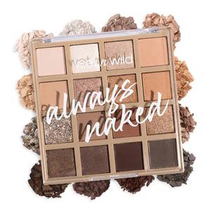 lot 2449 image: wet n wild Always Naked Palette, Nude Neutral Eye Makeup, Blendable, Warm And Cool Nude Pigments, Matte, Shimmer, Glitter, Creamy Smooth