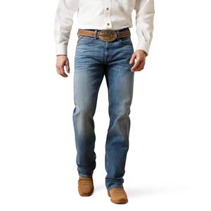 lot 2458 image: ARIAT Mens Brandon Legacy M2 Traditional Relaxed Boot Cut Jeans, 3432