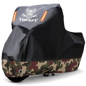 lot 3825 image: Tokept Motorcycle Cover for Harley Davidson, Fits up to 96, Camo