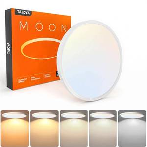 lot 4014 image: TALOYA 12 Inch Flush Mount Ceiling Light, 20W 5CCT Selectable,3000K-6500K