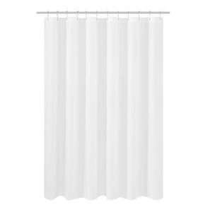 lot 4039 image: N&Y HOME Fabric Shower Curtain Liner Shorter Size 70 x 68 inches, White