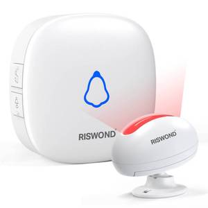 lot 4040 image: Wireless Motion Sensor Door Chime Business Entry Doorbell Indoor Alarm