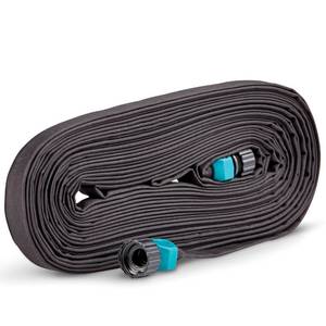 lot 4056 image: Gilmour 25 Black Flat Weeper Soaker Hose for Garden Beds, Drip Irrigation Outdoor Hose, Flexible Garden Hose for Vegetable Gardens, Flower Beds, Lawns, and Orchards