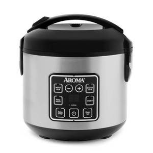 lot 5777 image: Aroma Digital Rice Cooker 8-Cup Multicooker ARC-914SBD