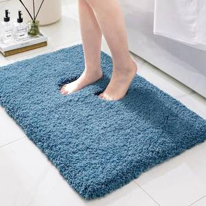 lot 5784 image: Ruggnovea Bathroom Rug Non-Slip 32x20 Blue