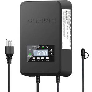 lot 5791 image: SUNVIE 120W Low Voltage Landscape Lighting Transformer