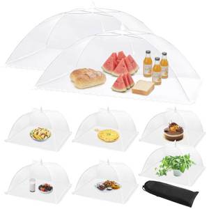 lot 5792 image: HBlife 7 Pack Mesh Food Covers - 40x24in & 17x17in
