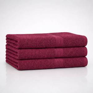 lot 6321 image: 16x27  3-Pack  100% Cotton  Terry Hand Towels, Washcloths,for Bathroom  Face Towels, Bathroom Hand Towels, Gym, spa, Sport, Nail,Medium weight, HIgh absorment,fast dry Towels. (Burgundy)