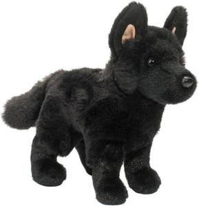 lot 6328 image: Douglas Harko Black German Shepherd Plush Stuffed Animal 8