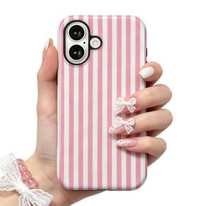 lot 6364 image: Turenature iPhone 16 Case Striped Pattern