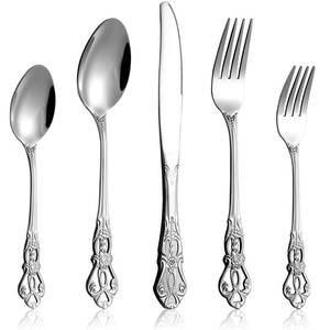 lot 6374 image: Cididu Retro Royal Silverware Set for 8