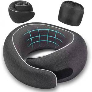 lot 6398 image: Asteraty Memory Foam Travel Neck Pillow, 360° Support