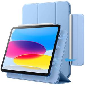 lot 6411 image: JETech Magnetic Case for iPad 11th10th Gen, Blue