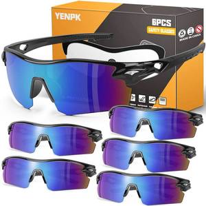 lot 6414 image: YENPK Safety Glasses 6 Pack ANSI Z87.1 UV Protective