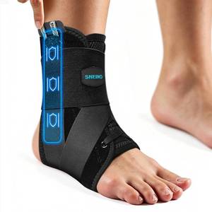 lot 6416 image: SNEINO Ankle Brace Lace-Up Support with Stabilizers