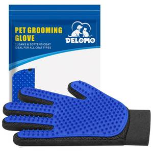 lot 6420 image: DELOMO Pet Hair Removal Glove with 255 Silicone Tips