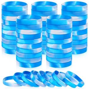lot 6421 image: Liliful Silicone Wristbands 50 Pc Pack