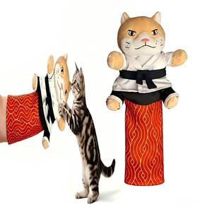 lot 6427 image: Generic Cat Hand Puppet Wrestling Glove Toy