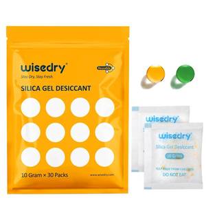 lot 6430 image: Wisedry Silica Gel Desiccant Packets 10g 30-Pack
