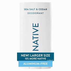 lot 6444 image: Native Aluminum Free Deodorant Sea Salt Cedar 3.1 oz