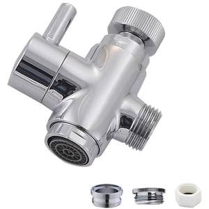 lot 6453 image: Mingor-Style Brass Faucet Diverter Valve 3-Way