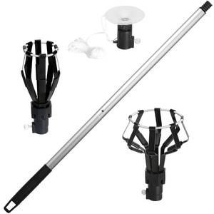 lot 7332 image: Uniarmoire 12 FT Light Bulb Changer for High Ceilings, Light Bulb Pole Changer for High Ceilings, Light Bulb Changer with Baskets and Suction Cup, Light Bulb Removal Tool for Household
