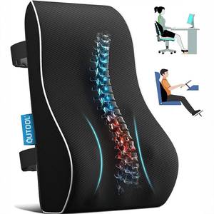lot 7335 image: Lumbar Support Pillow for Office Chair, Office Home Essentials,Gifts for Mom,Dad, Back Support Pillow for Car, Chair Cushions,Back Pain Relief Improve Posture,Mesh Cover Double Adjustable Straps