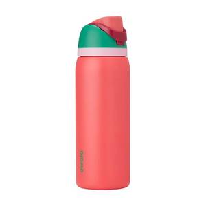 lot 8400 image: Owala FreeSip Stainless Steel Water Bottle 32 oz Strawberry Fields
