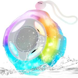 lot 8417 image: comiso Bluetooth Shower Speaker, IPX7 Waterproof Speaker with Robust Bass