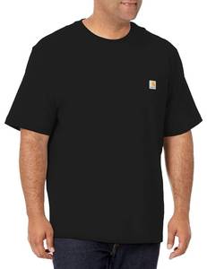 lot 8423 image: Carhartt Mens Iconic K87 Pocket T-Shirt, Black, Medium