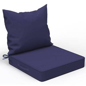 lot 9235 image: COZEER Outdoor Chair Cushions 24x24 Inch, Waterproof Fade Resistant, Blue