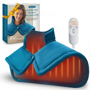 lot 9245 image: Heating Pad for Neck Shoulders Back, Electric Heat Pads, Weighted Heated Wrap for Daily Relax 6 Heat Settings 4 Auto Timers, Birthday Gifts for Women Men Mom Dad Wife Husband, 17x23, ETL Certified