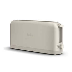 lot 9264 image: bella 2-Slice Slim Toaster with Extra Long Slot  6 Setting Shade Control with Reheat & Cancel Buttons  Oatmilk