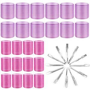 lot 9273 image: Hair Curlers Rollers for Women, 36Pcs Jumbo Large Hair Roller with 2 Sizes