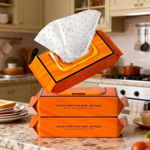 lot 9300 image: Botare Dish Wipes, Disposable Pre-Soaped Heavy-Duty 3D Textured Kitchen Wet Cloths, Extra Large, All-in-One Dishwashing & Cleaning for Home & Camping, Handy Travel Essentials, 32 Count Each (3-Pack)
