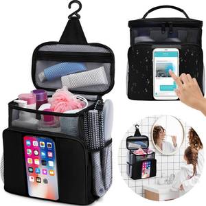 lot 9308 image: Dorm Room Essentials for College Students Girls Boys Guys,Shower Caddy,Travel Essentials Hanging Toiletry Bags for Traveling Women Men,Mesh Shower Caddies Portable for Camping,Gifts for Christmas